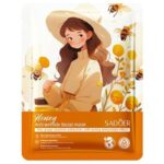 ماسک ورقه ای آبرسان رایحه عسل طرح دختر برند SADOER